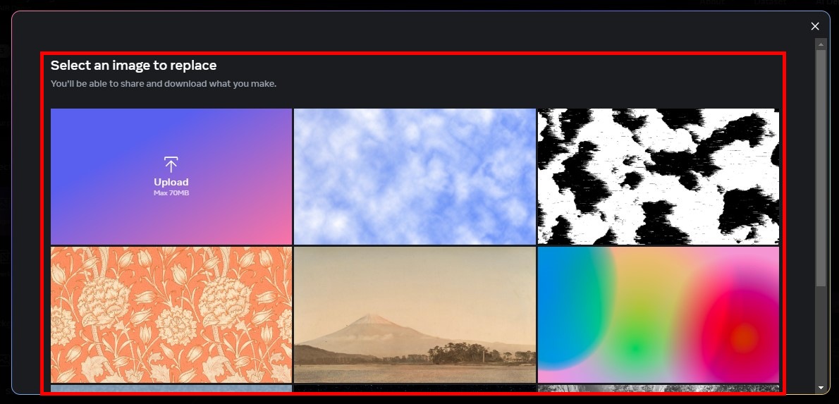 bước 2 upload 1 hình ảnh lên