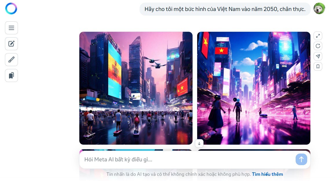 giới thiệu công cụ meta ai