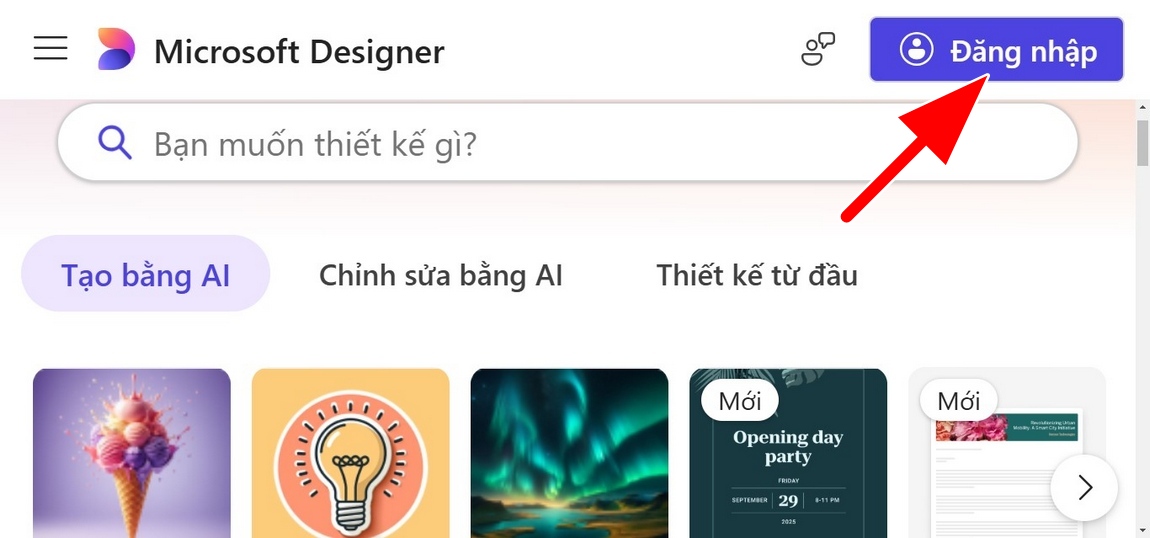 Bước 2: Nhấn Để Đăng Nhập