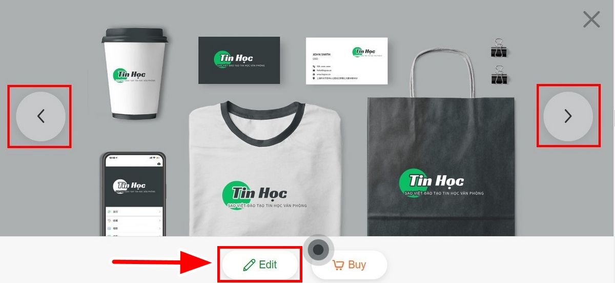 xem trước mẫu logo