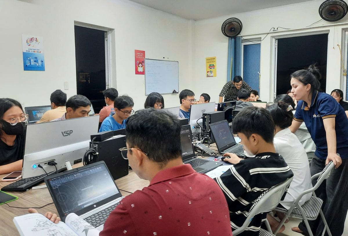 Học viên học AI tại tin học sao việt quận 6