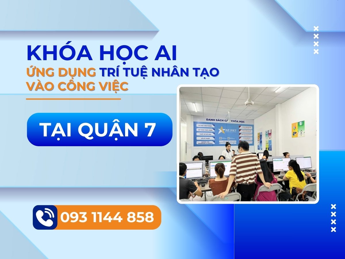 Khóa học AI tại Quận 7