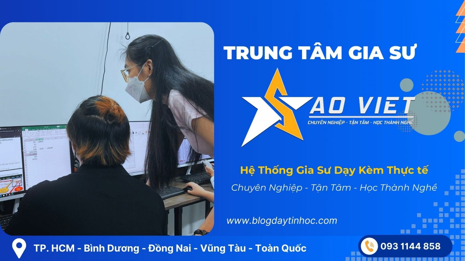 Gia sư dạy kèm tin học