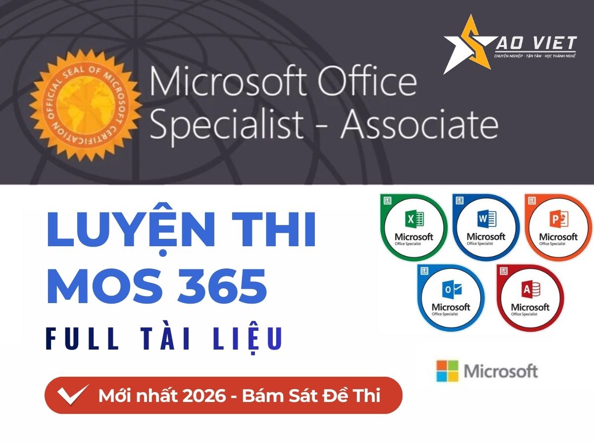 Tài liệu luyện thi MOS 365 - Microsoft 365 Apps