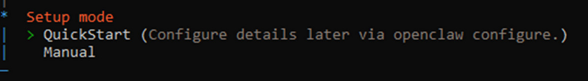 Cài đặt OpenClaw - Cấu hình OpenClaw ban đầu