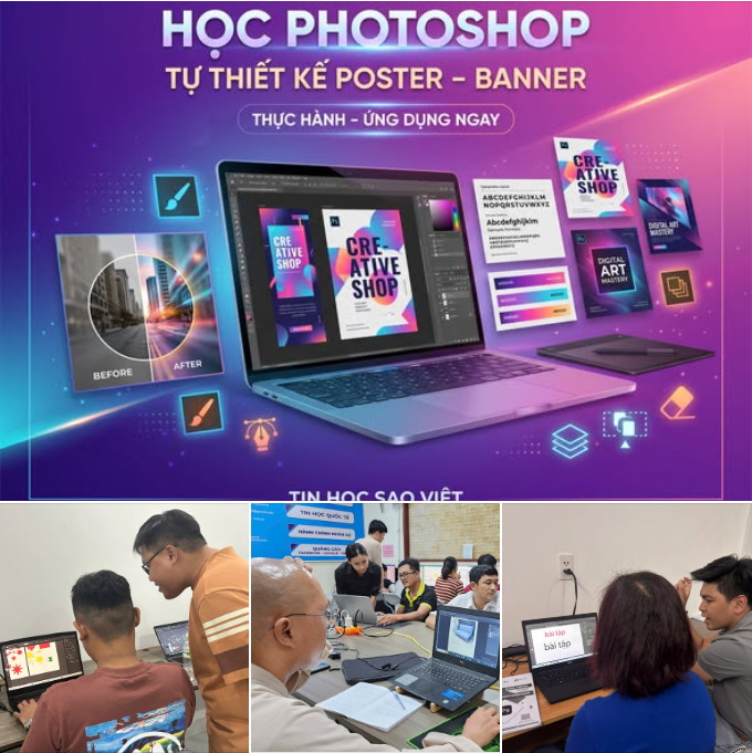 Khóa Học Photoshop - Thiết Kế Đồ Họa, Chỉnh Sửa Ảnh Từ Cơ Bản Đến Thực Chiến
