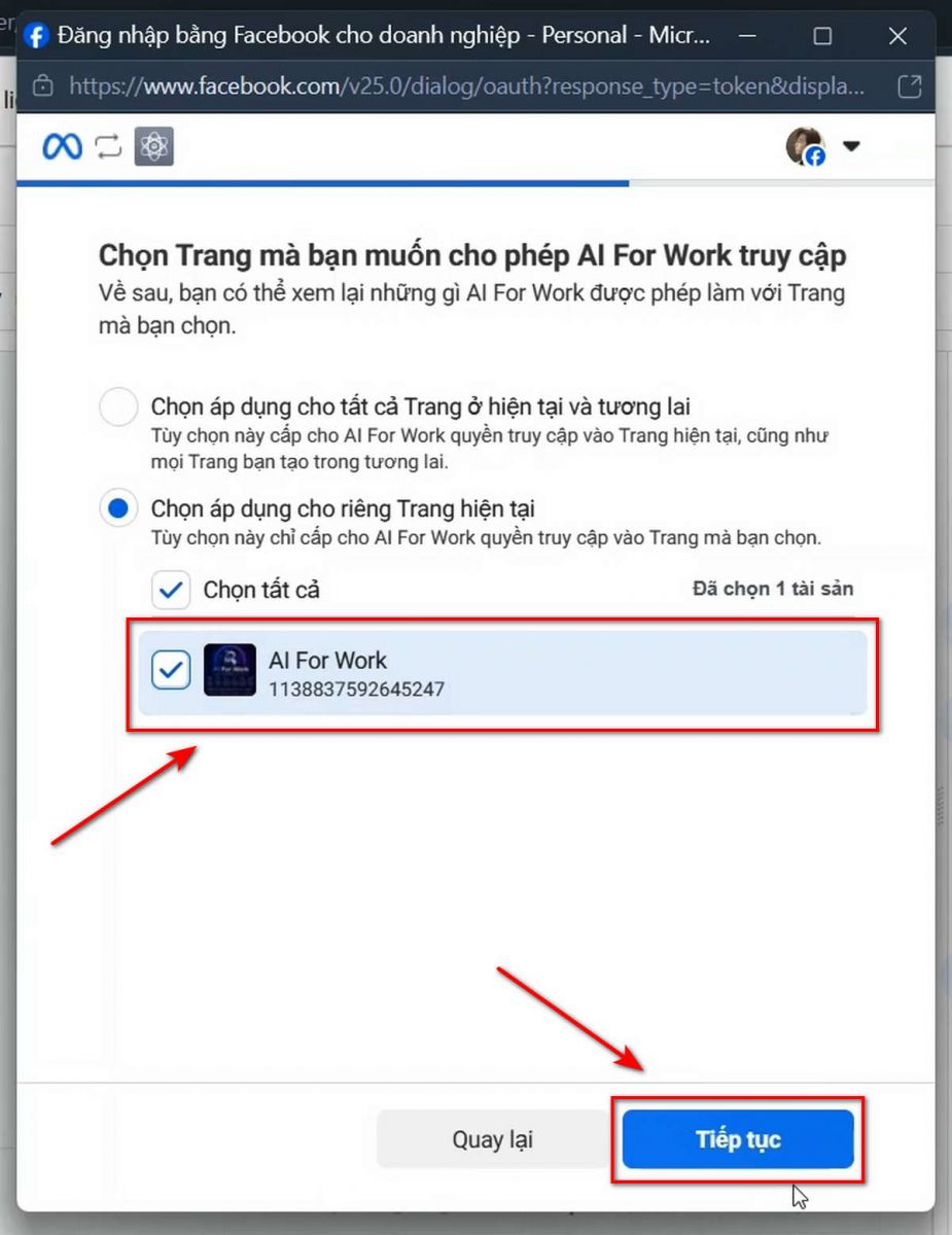 Cấu hình quyền và Thử nghiệm