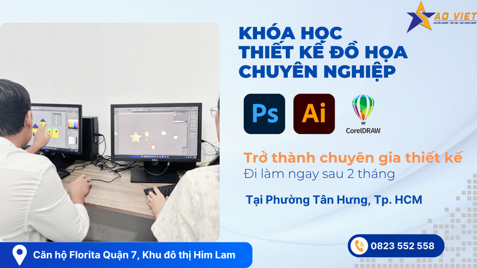 Khóa học thiết kế đồ họa tại Phường Tân Hưng