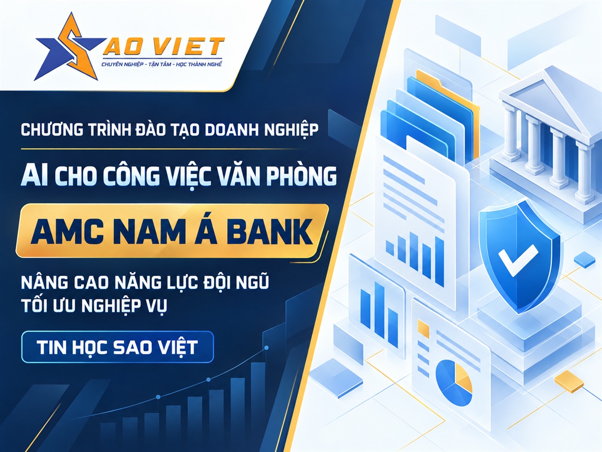 Đào tạo AI cho Nam Á AMC với hình ảnh tập thể học viên thực tế