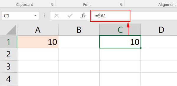 gắn ký hiệu đô la